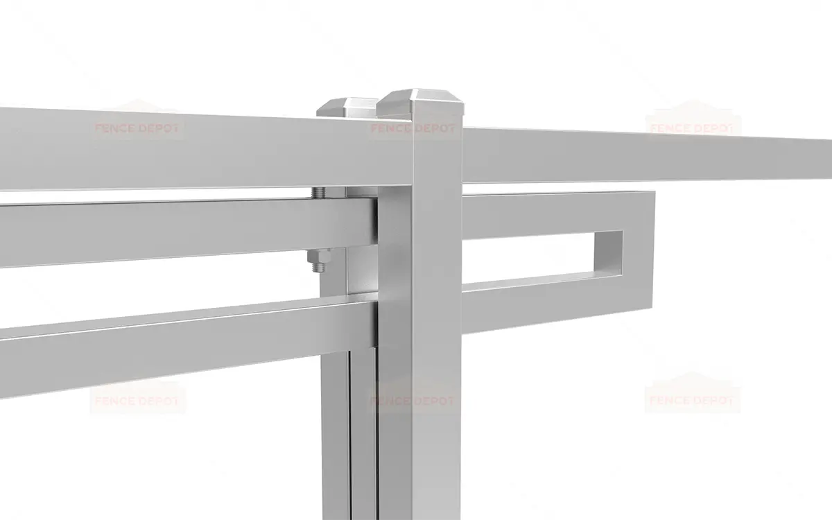 Metal Steel Sliding Cattle Rail Gate