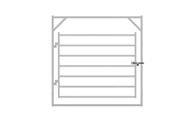 Rail Cattle Fence Gate