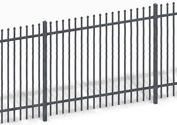 Through Welded Aluminium Spear Fencing