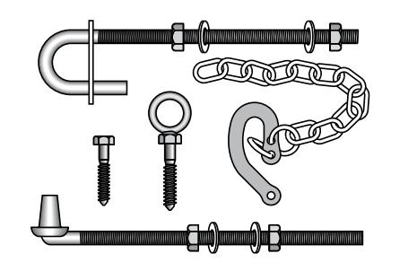 Farm Gate Hinge Set