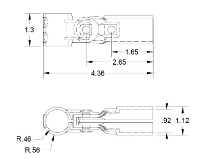 adjustable angle hinge connector