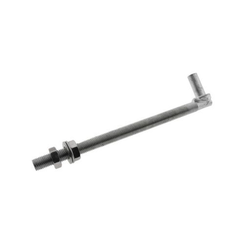 Adjustable Through Post Gudgeon Galvanized