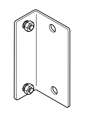 Fence Panel L Clips Drawings