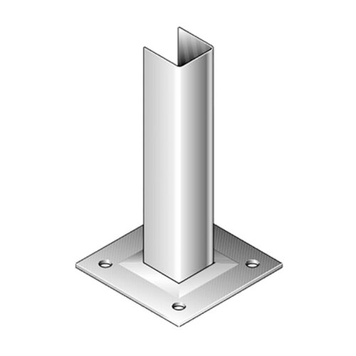 Fence Post Internal Flange Base Plate