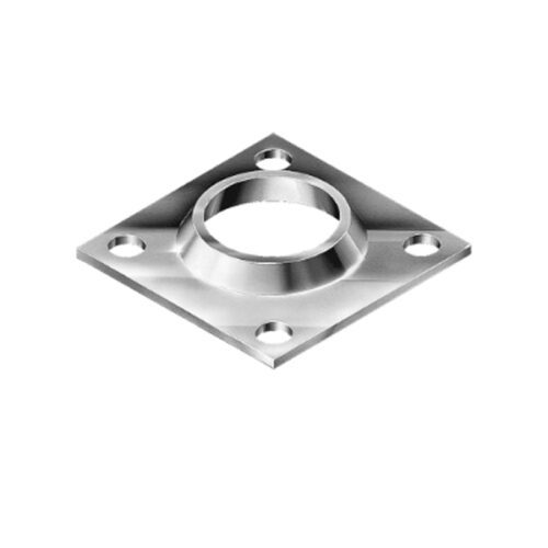 Galvanized Fence Round Pipe Square Flange