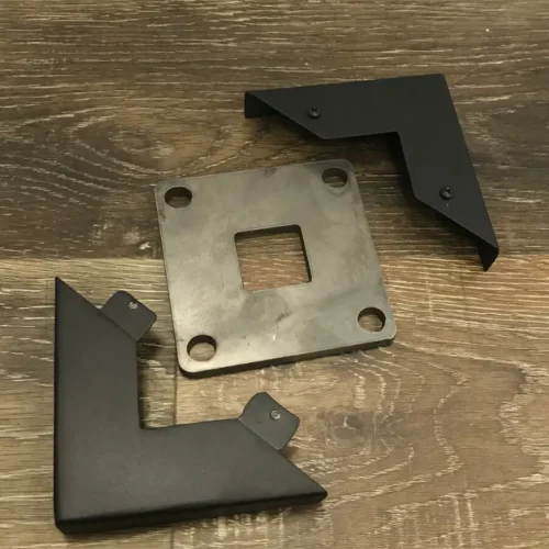 Square Hole Flange Square Base Plate