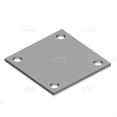 Square Weldable Floor Flange Base Plate