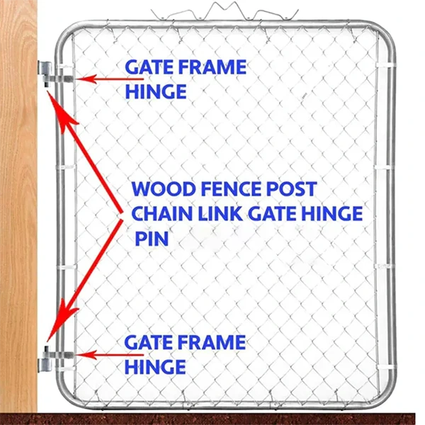 Wood Post Chain Link Hinge Pin Usage Scenarios