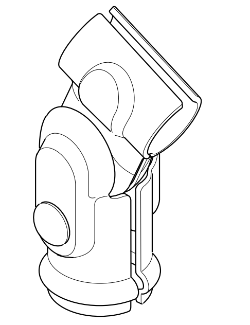 Fence Pipe Adjustable Angle Tee Clamp Drawings