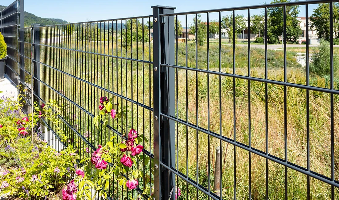 Welded Double Wire Mesh Fence