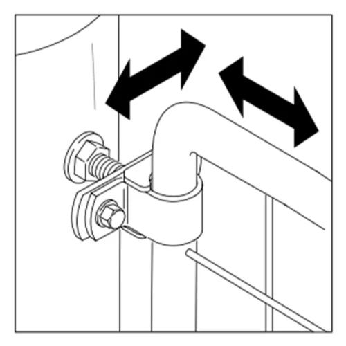 Bolt-Thru Post Hinge Strap