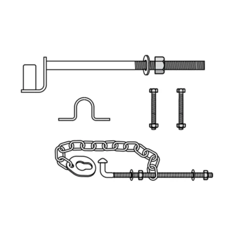 Farm Gate Fastener Screw Hinge Set