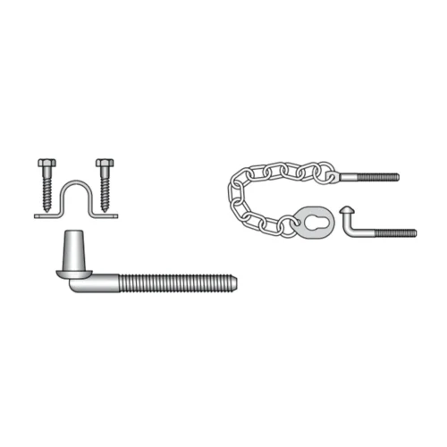 Farm Gate Screw Hinge Set