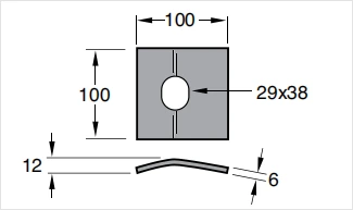 Farm Gate Slam Catch Striker Plate Specification