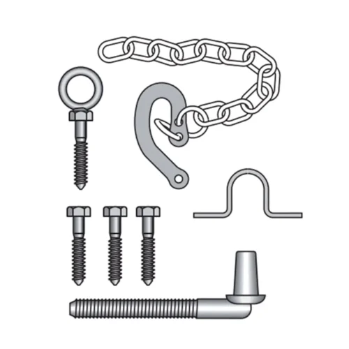 Farm Saddle Hinge Gate Set