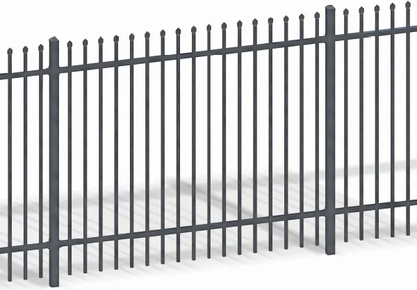 FACE WELDED ALUMINIUM SPEAR FENCING