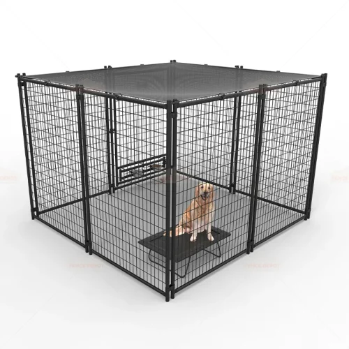 lack Mesh Welded Wire Dog Kennel Panel