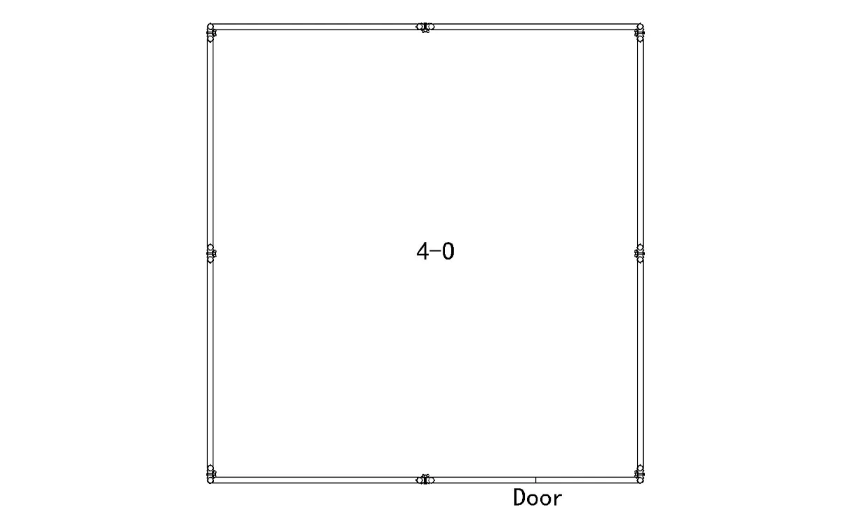 Dog Kennel Panel Combination-4-O