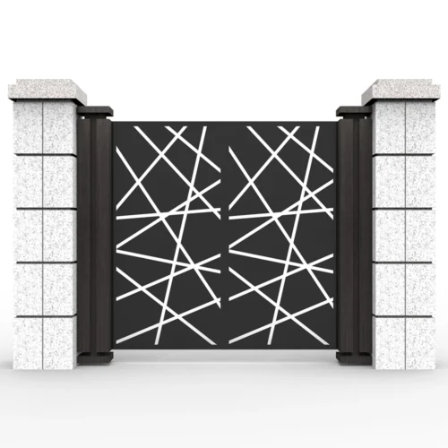 Laser Cut Metal Gate Panels