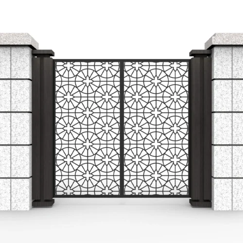 Laser Cut Metal Gate Panels