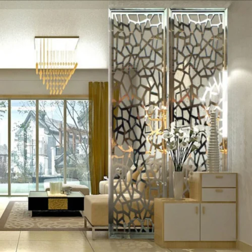 Laser Cut Metal Screen Interior Privacy Panel