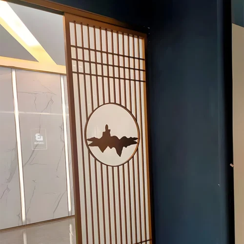 Laser Cut Metal Screen Interior Privacy Panel