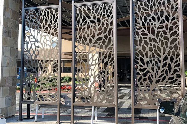 Laser Cut Privacy Screen