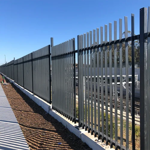 Metal Vertical Slat Fencing Panel