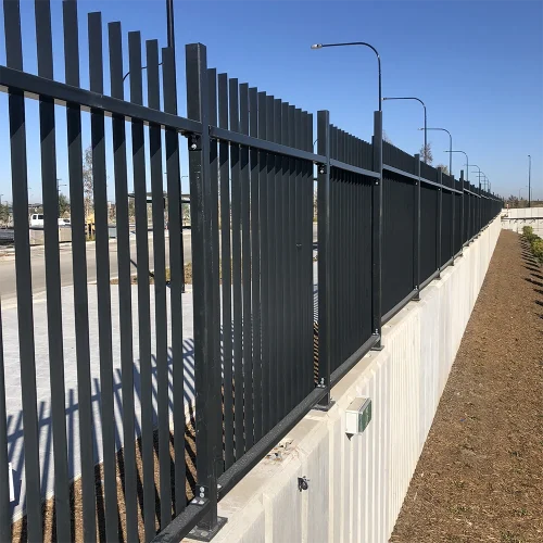 Metal Vertical Slat Fencing Panel