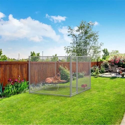 Outdoor Chain Link Dog Kennel Fence Panels