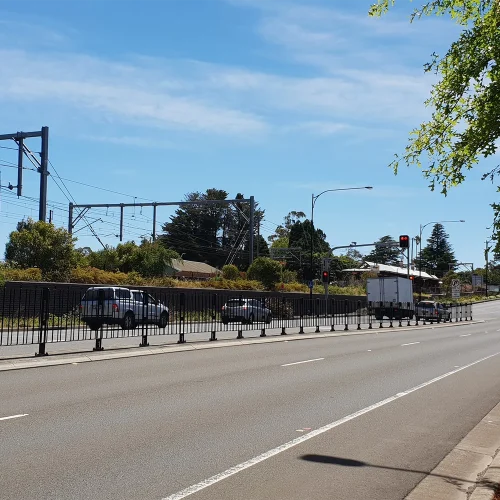 Pedestrian Fence Verge