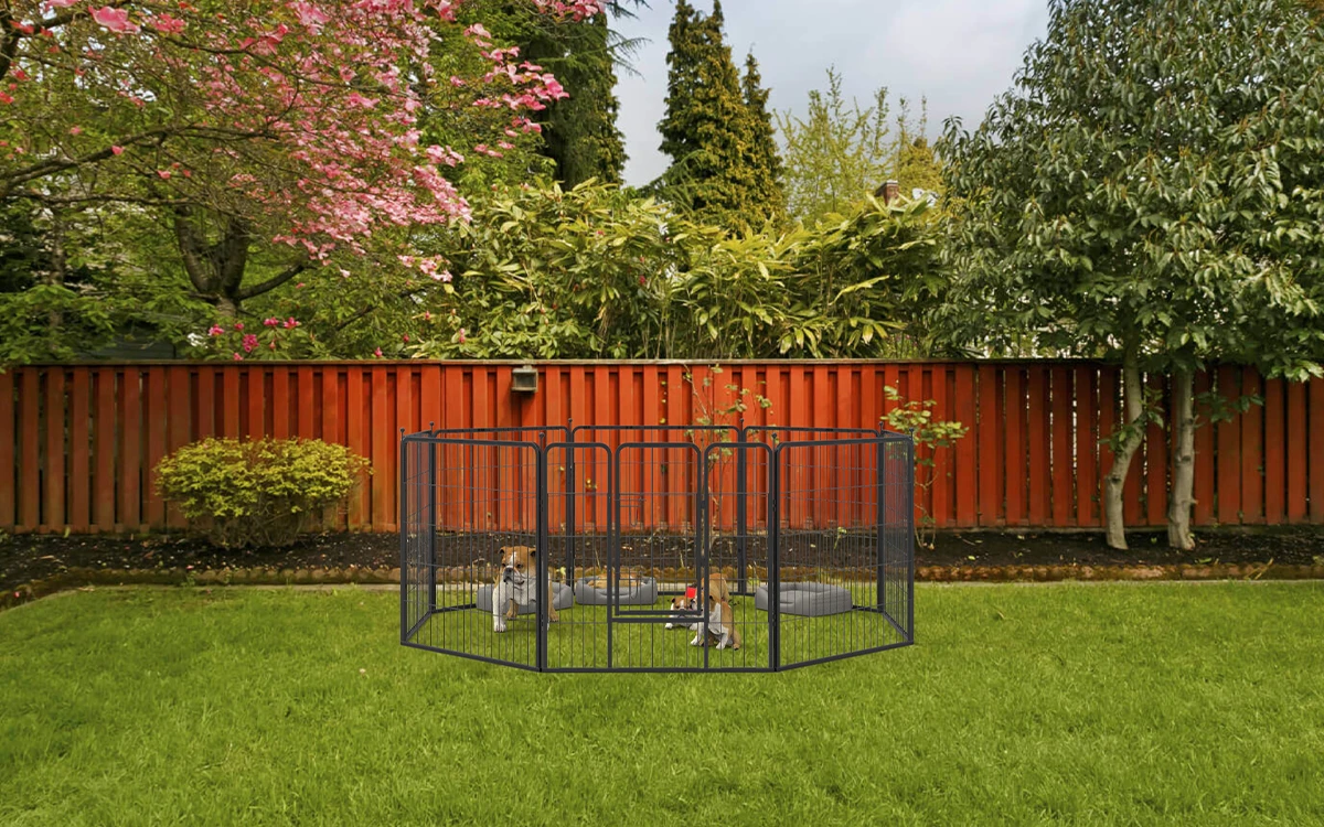 Portable Metal Dog Playpen Usage Scenarios