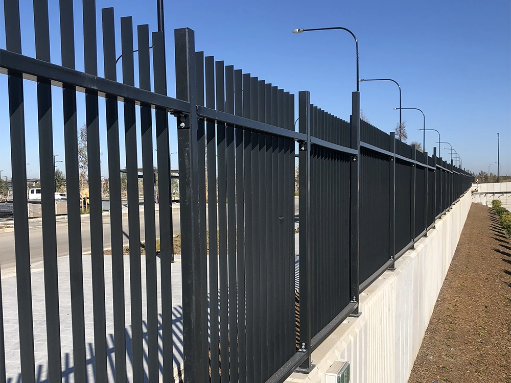 Metal Fence Vertical Slats