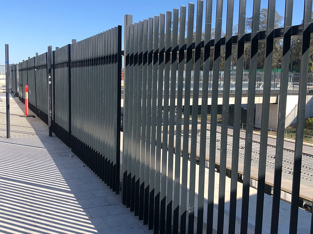 Metal Fence Vertical Slats