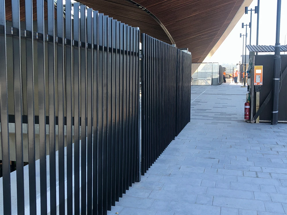 Metal Vertical Slat Fences