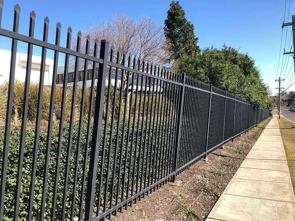 Powder Coated Steel Fences