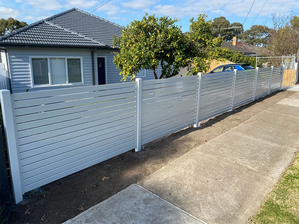 Aluminum Slat Fence