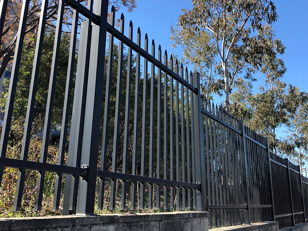 Spear Top Steel Fence