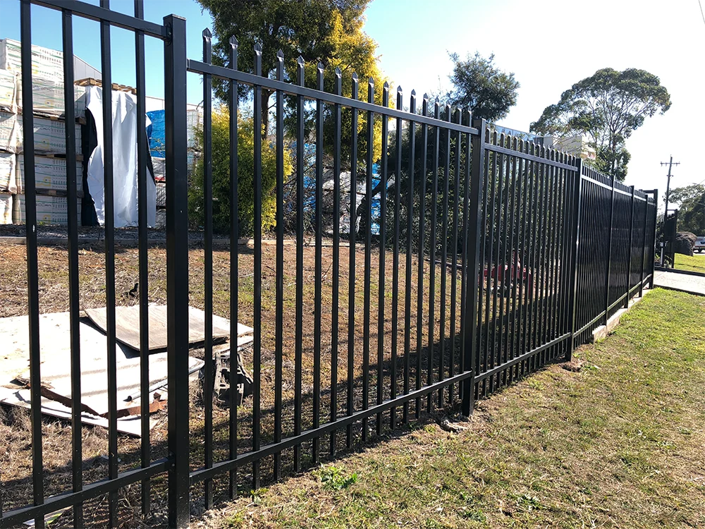 Spear Top Steel Security Fence